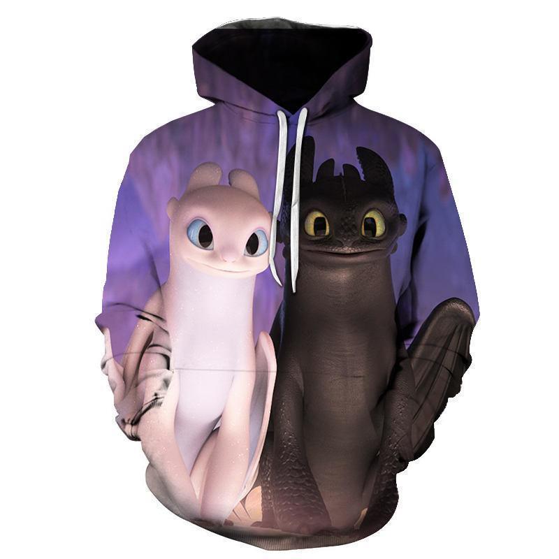 How to Train Your Dragon Cartoon 3D Hoody Sweatshirt Hoodies