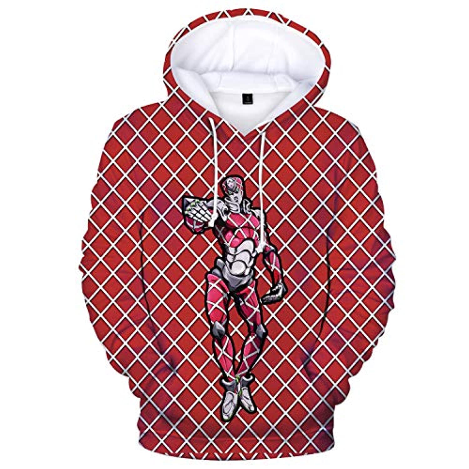 JoJo's Bizarre Adventure Hoodies - King Crimson 3D Printed Pullover Sweatshirt