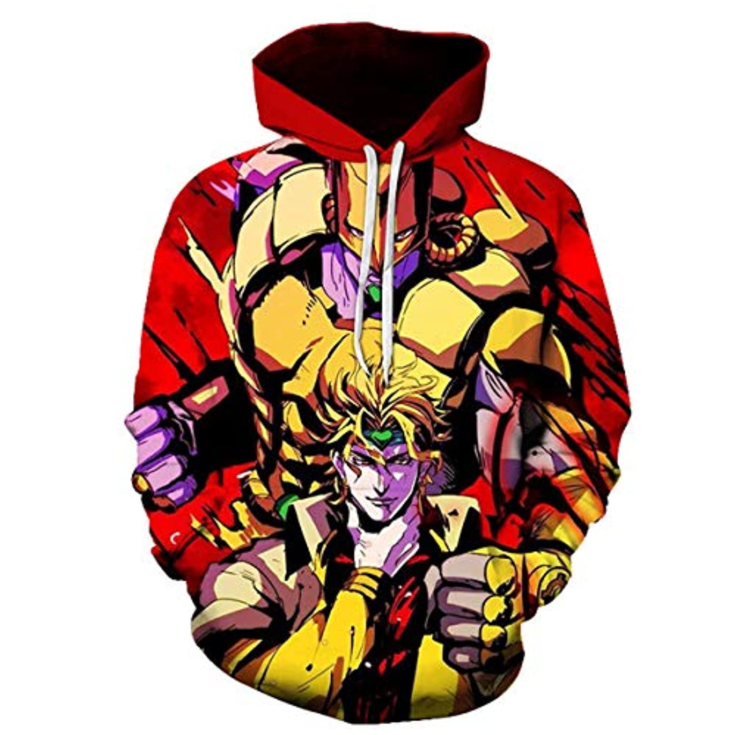 JoJo’s Bizarre Adventure Hoodies - Dio Brando 3D Printed Pullover Hooded Sweatshirt