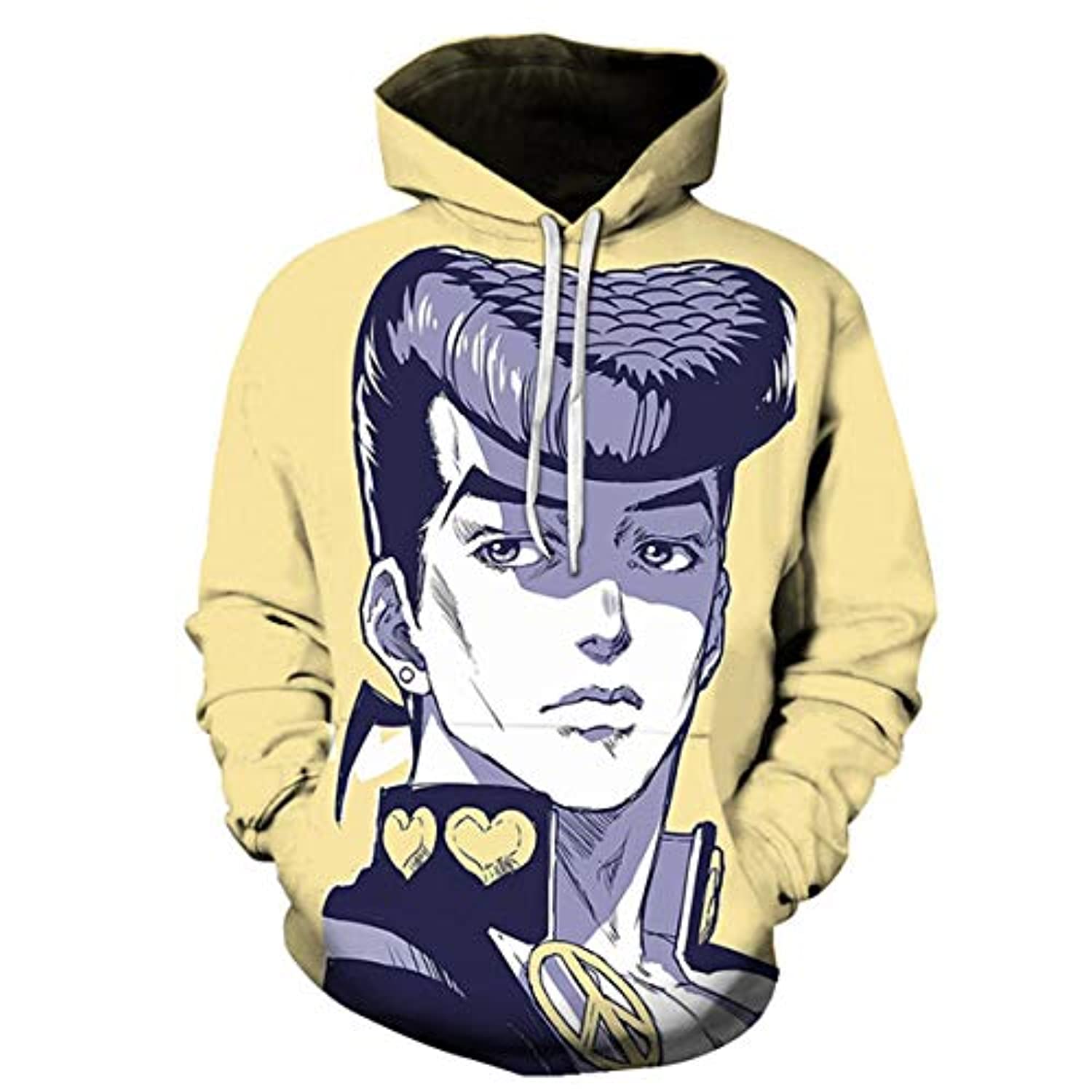 JoJo’s Bizarre Adventure Hoodies - Josuke Higashikata 3D Printed Pullover Hooded Sweatshirt