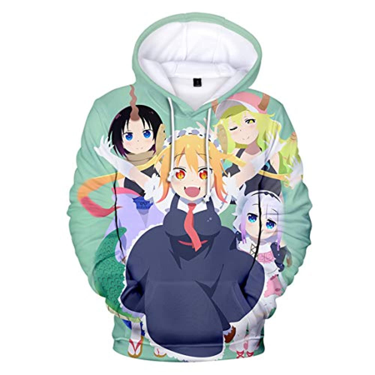 Miss Kobayashi's Dragon Maid Hoodie - 3D Print Fashion Hooded Pullover