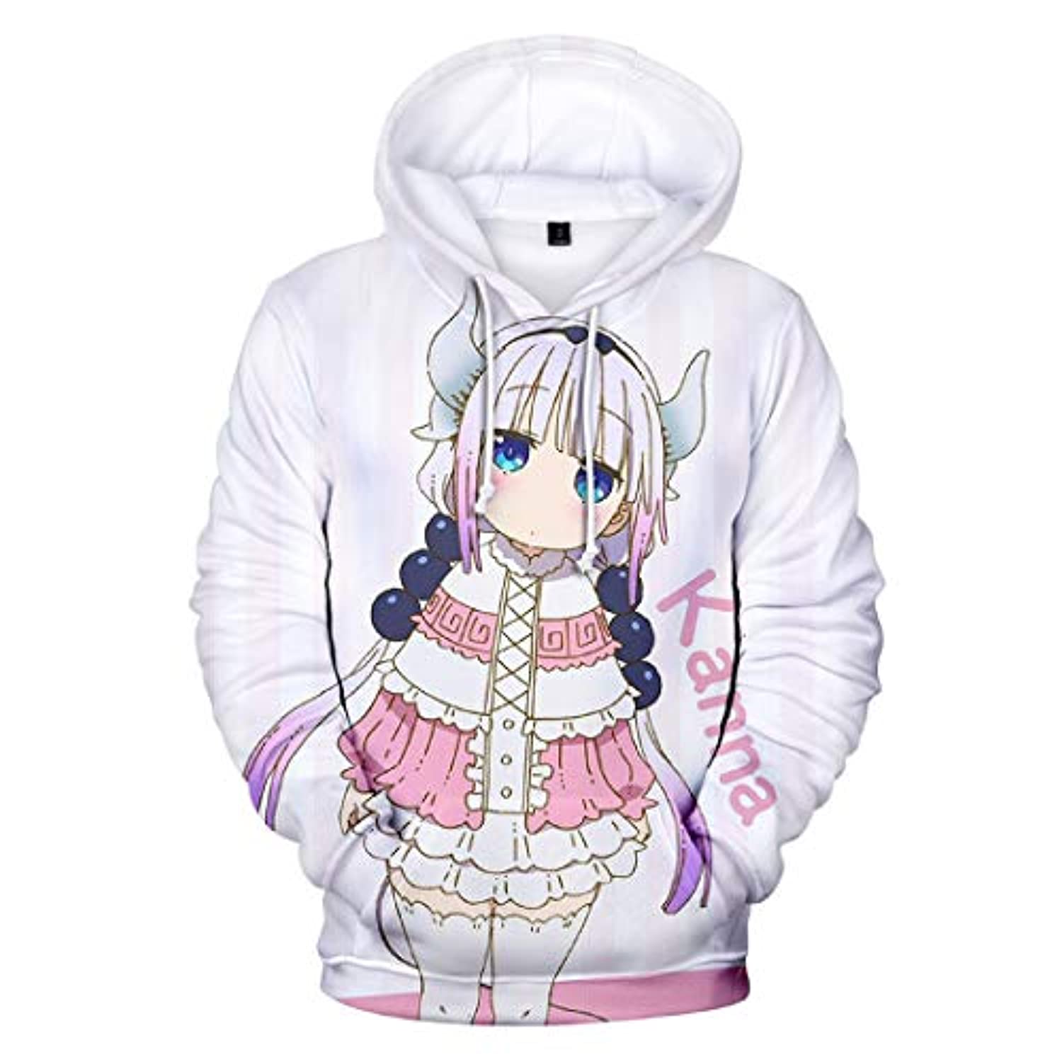 Miss Kobayashi's Dragon Maid Hoodie - Kanna Kamui 3D Print Fashion Hooded Pullover