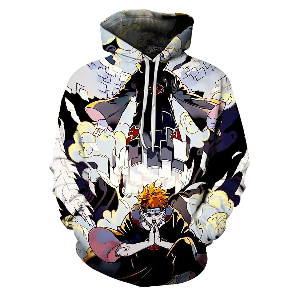 Naruto Akatsuki Hoodie-Anime 3D Printed Hooded Casual Pullover