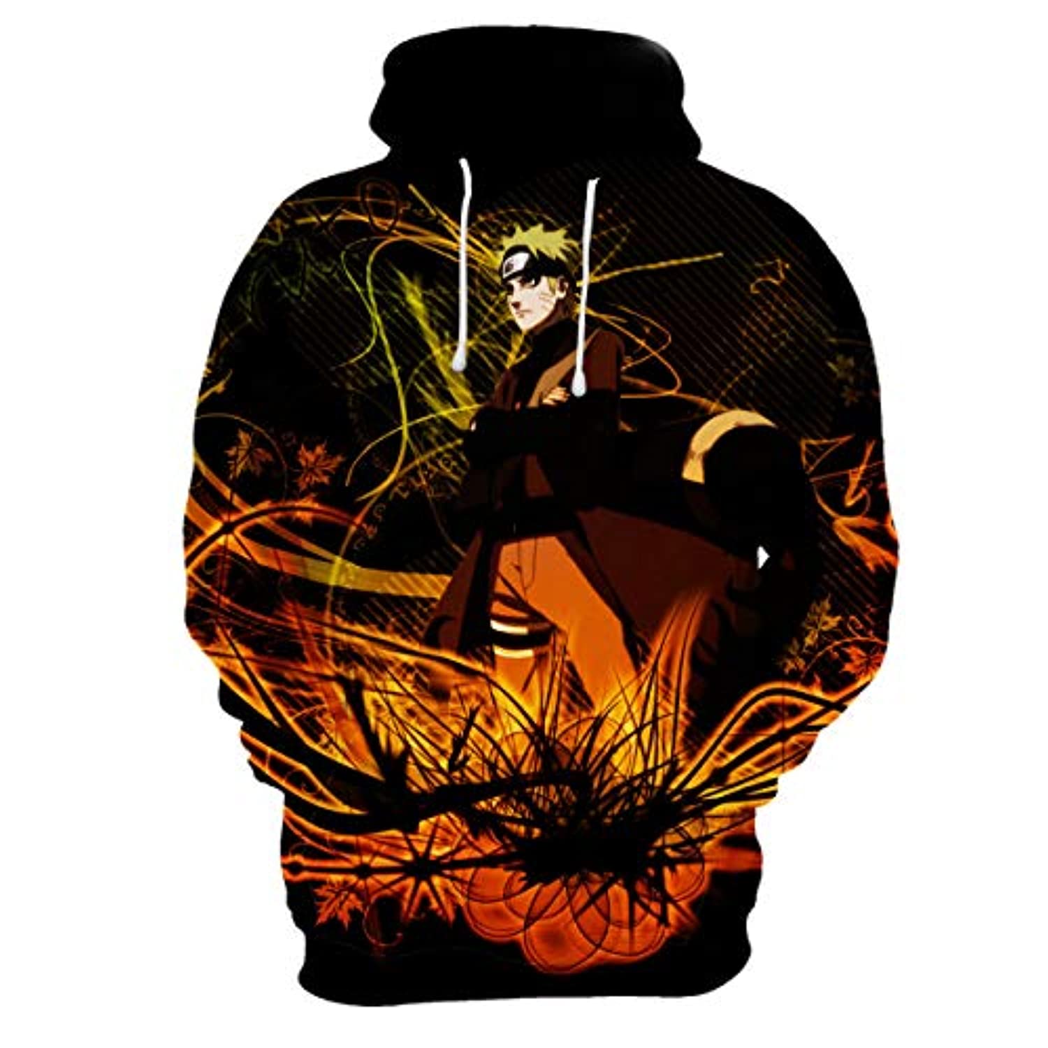 Naruto Anime Hoodies Uzumaki Naruto 3D Print Pullover Hoodie