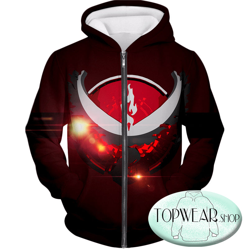 Pokemon Hoodies - Legendary Moltress Logo Zip Up Hoodie