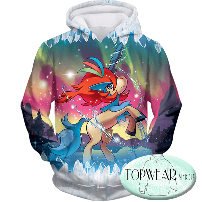 Pokemon Hoodies - Pokemon Keldeo Resolute Form Hoodie