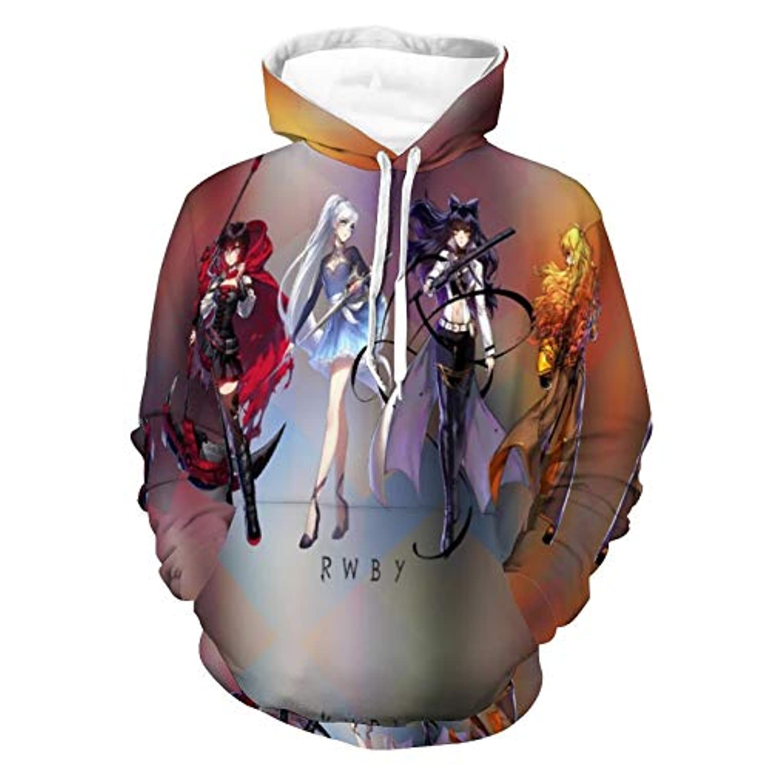 RWBY Hoodies - 3D Print Hooded Pullover Sweatshirt