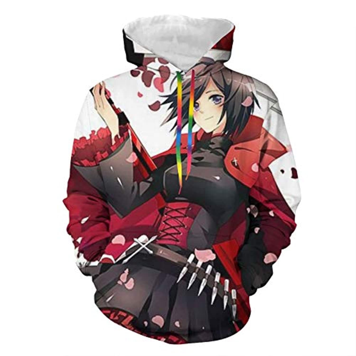 RWBY Hoodies - Ruby Rose 3D Print Hooded Pullover Sweatshirt