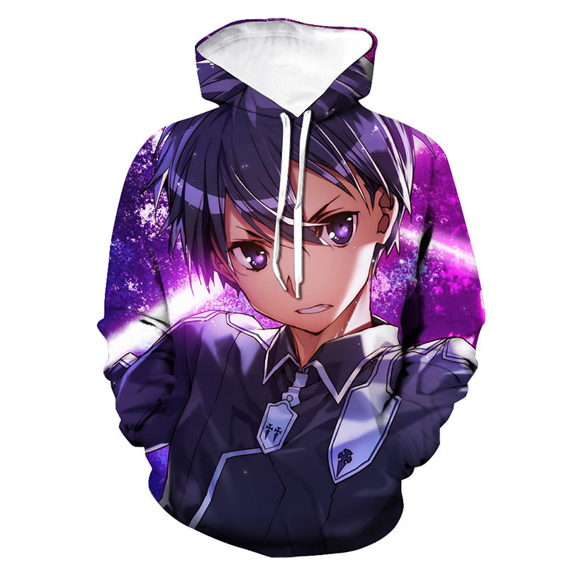 Sword Art Online Hoodies - Anime Casual Hooded Sweatshirt