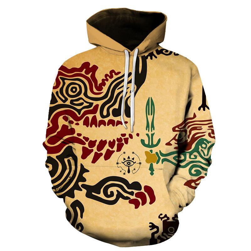 The Legend of Zelda Anime 3D Print Hoodies Pullover