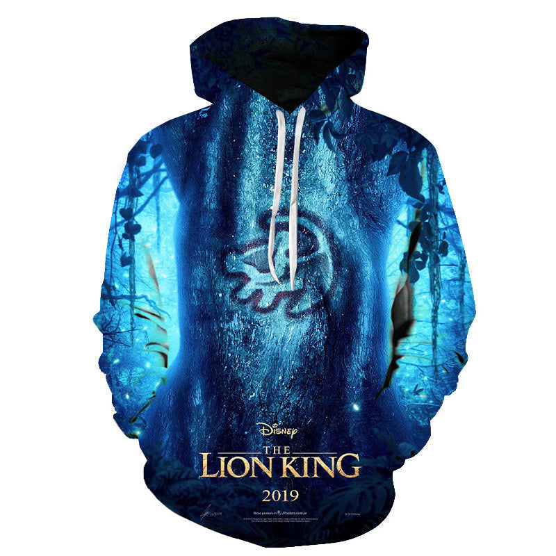 The Lion King 3D Hoodies - Anime Hooded Pullover Sweatshirts