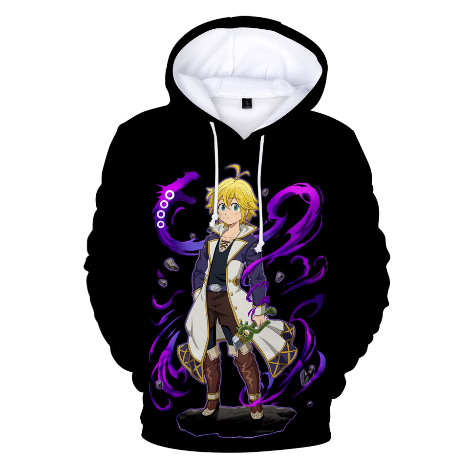 The Seven Deadly Sins Hooded Nanatsu No Taizai 3D Print Hoodies