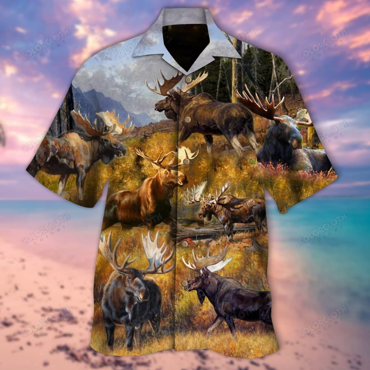 Advice From A Moose - Spend Time In The Woods Unisex Hawaiian Shirt