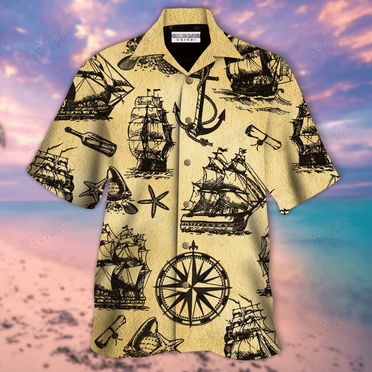 All About Pirate Ships Unisex Hawaiian Shirt Ty294102