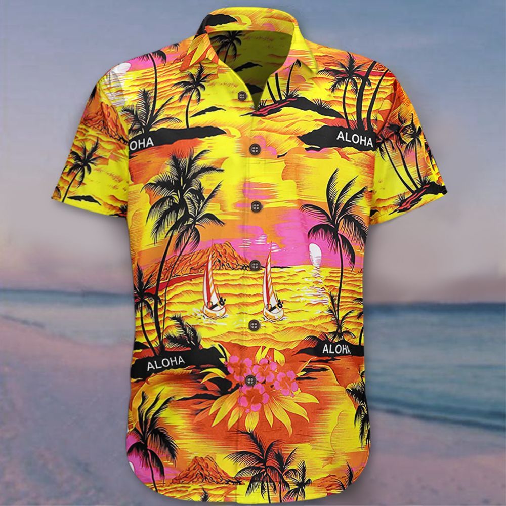 Aloha Beaches Shirt Summer Hawaiian Shirt Mens Womens Family Gift Ideas