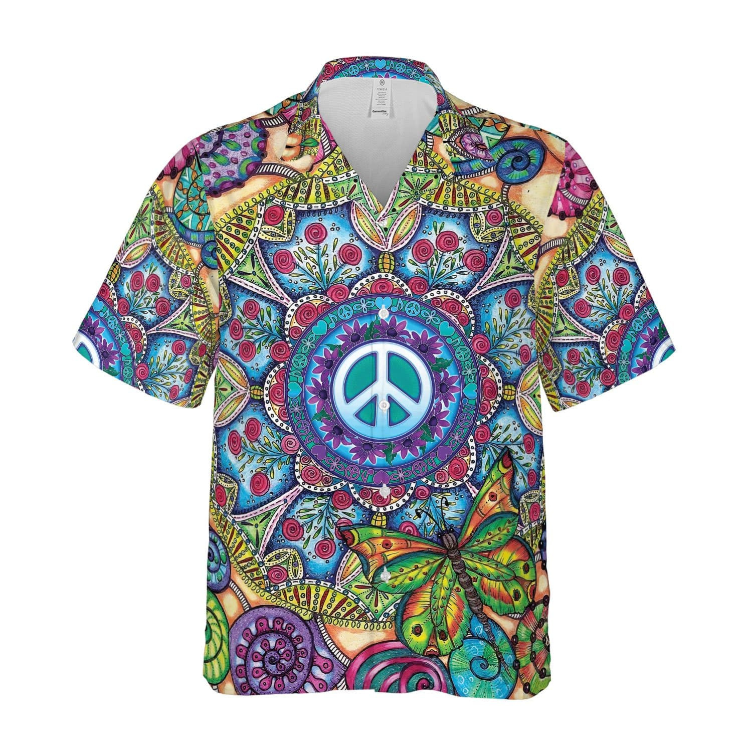 Amazing Hippie Butterfly Unisex Hawaiian Shirts 030721H
