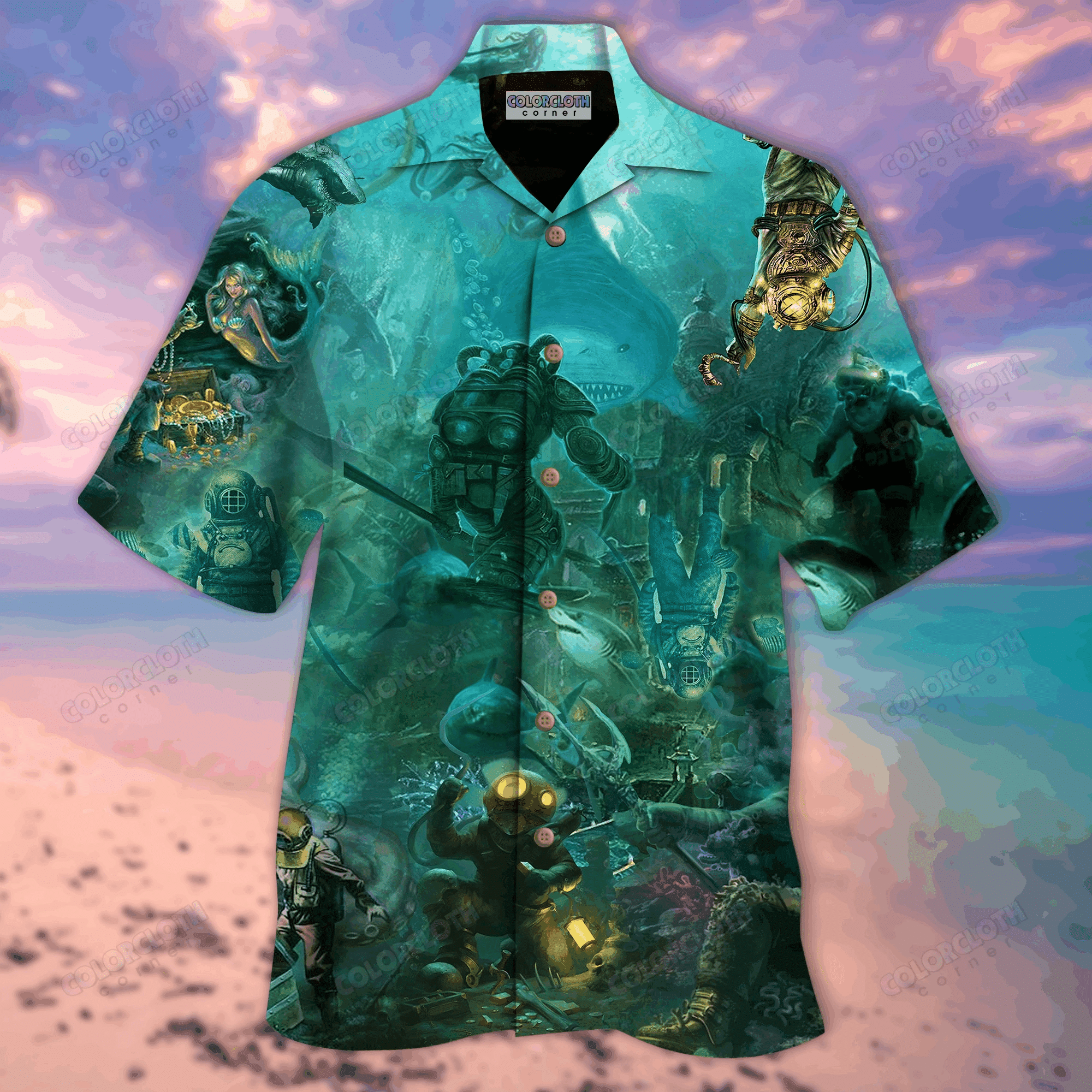 Amazing Into The Sea Hawaiian Shirt Tv213059 1 Amazing Into The Sea Hawaiian Shirt Tv213059