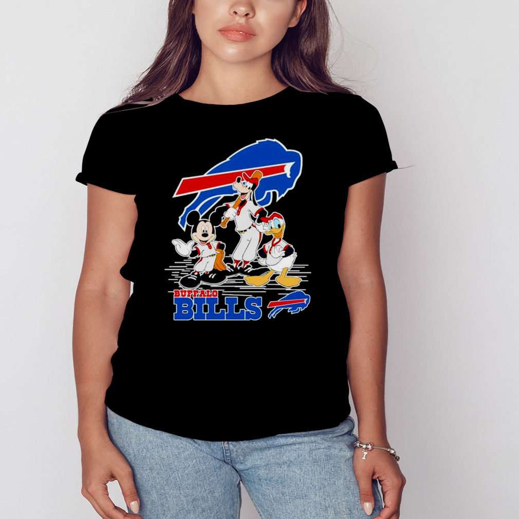 Mickey Mouse Cartoon Characters Buffalo Bills Baseball 2023 Shirt -  Reallgraphics