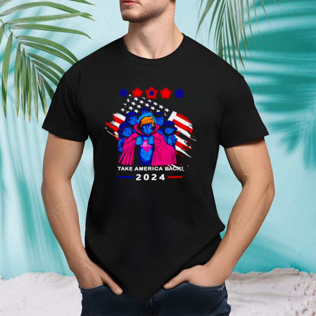 Take America back 2024 Trump and childrens shirt
