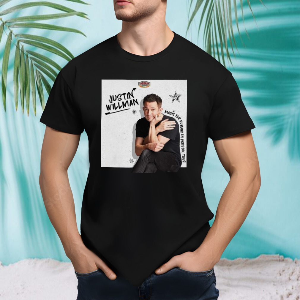 Justin Willman Magic For Humans In Person Tour Saturday August 12 2023 Shirt