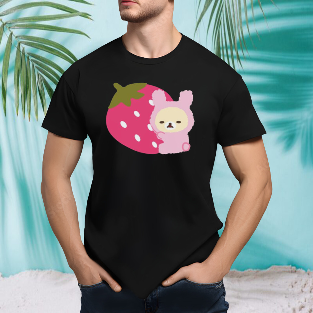 Bunny Korilakkuma Loves Strawberries shirt