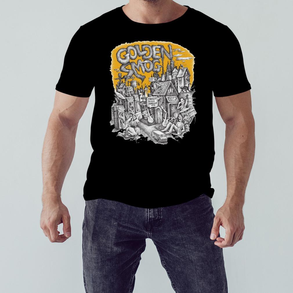 Specificitet spiralformet meditativ Golden Smog Poster 2023 Shirt - Store T-shirt Shopping Online