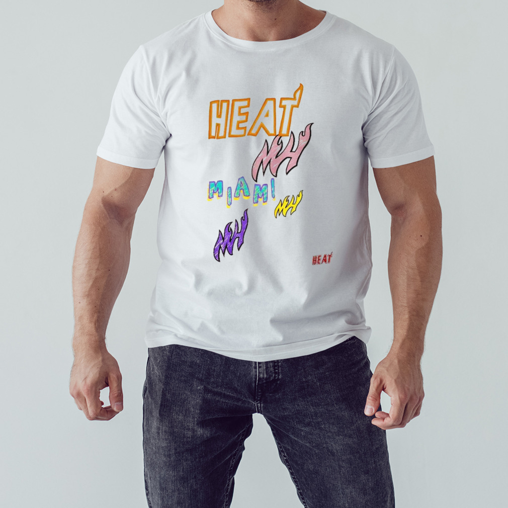 Miami Heat Mitchell Ness Hardwood T-Shirt