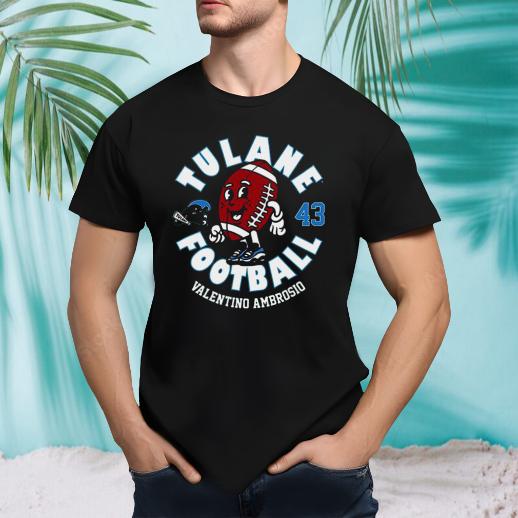 Tulane Green Wave Valentino Ambrosio 2023 NCAA Football shirt
