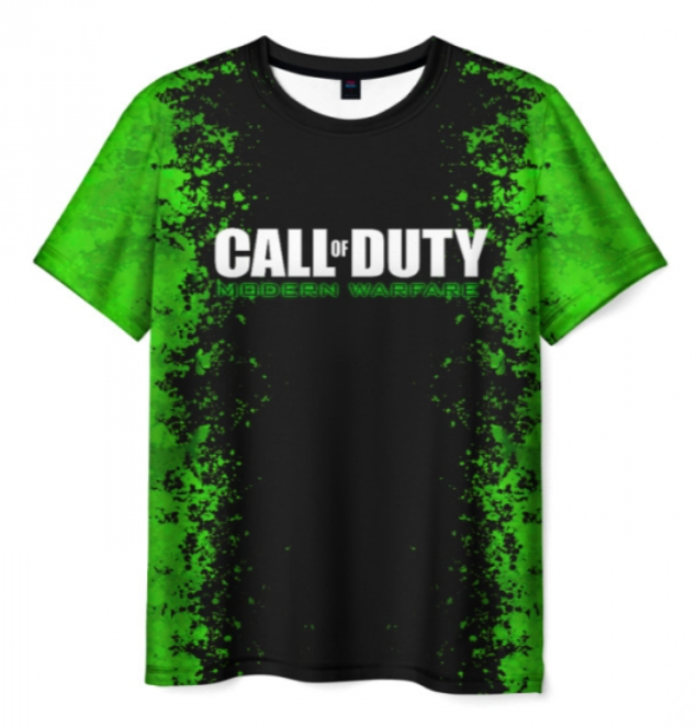 Call of Duty black design print 3D shirt