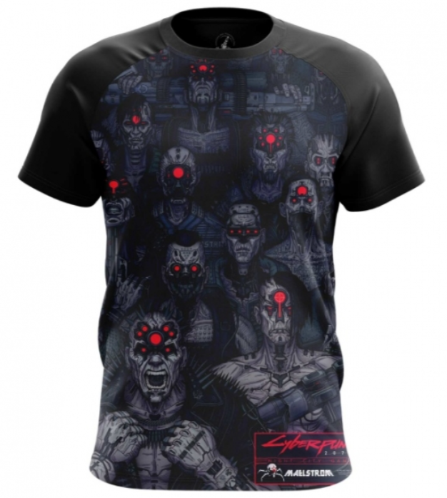 Cyber zombie Cyberpunk 3D shirt