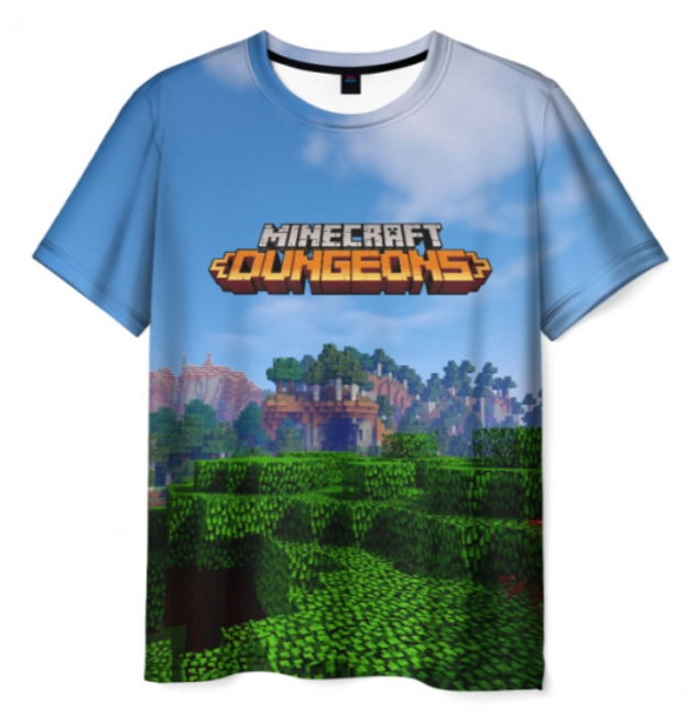 Dungeons Minecraft design 3D shirt