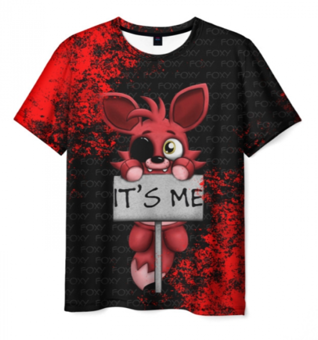 Five Nights At Freddy’s it’s me black 3D T-shirt