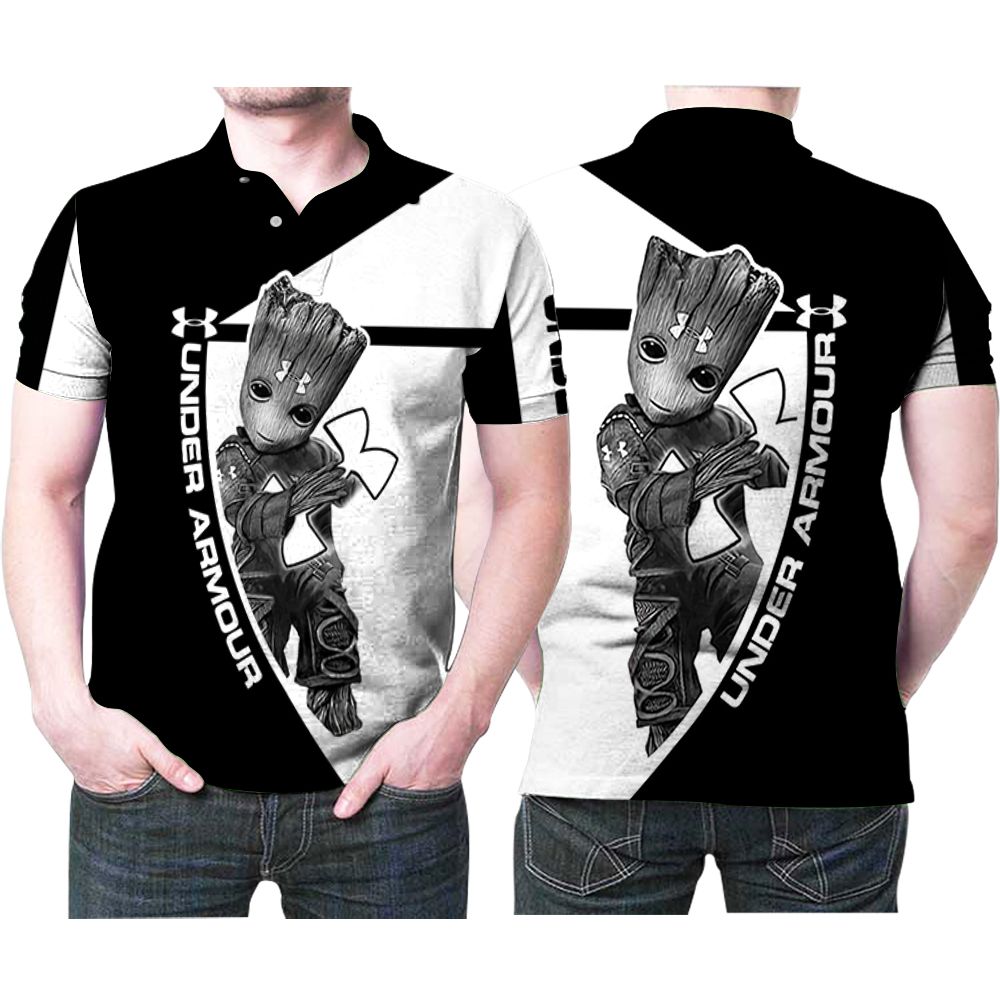 Groot Under Armour Sports Equipment Company Logo Brand Gift For Under Armour Lovers Polo Shirt All Over Print Shirt 3d T-shirt