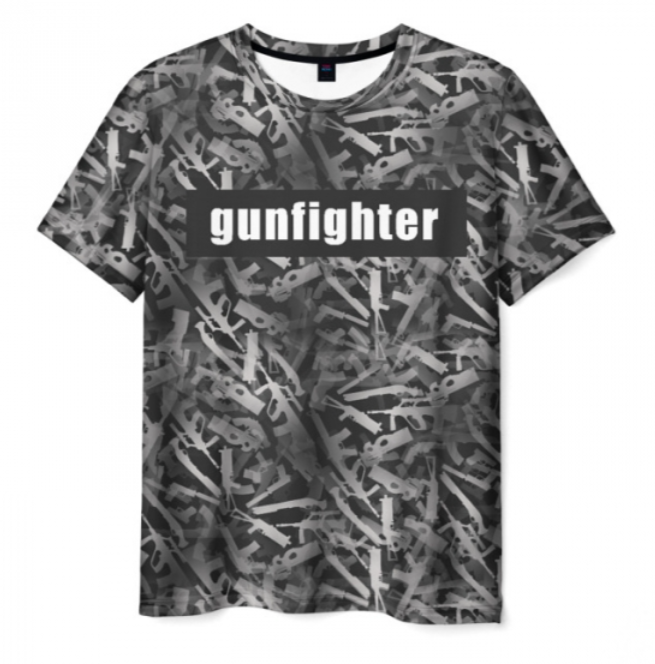 Gunfighter Counter Strike pattern 3D shirt