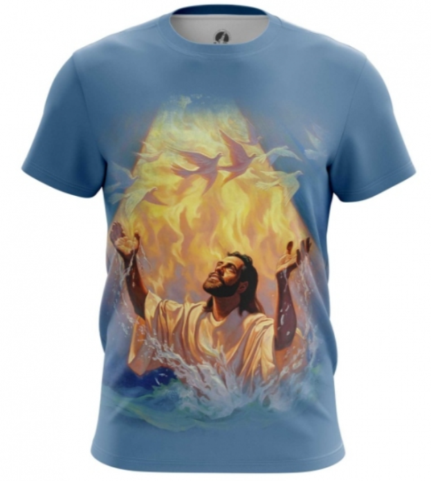 Jesus Print Jersey 3D shirt