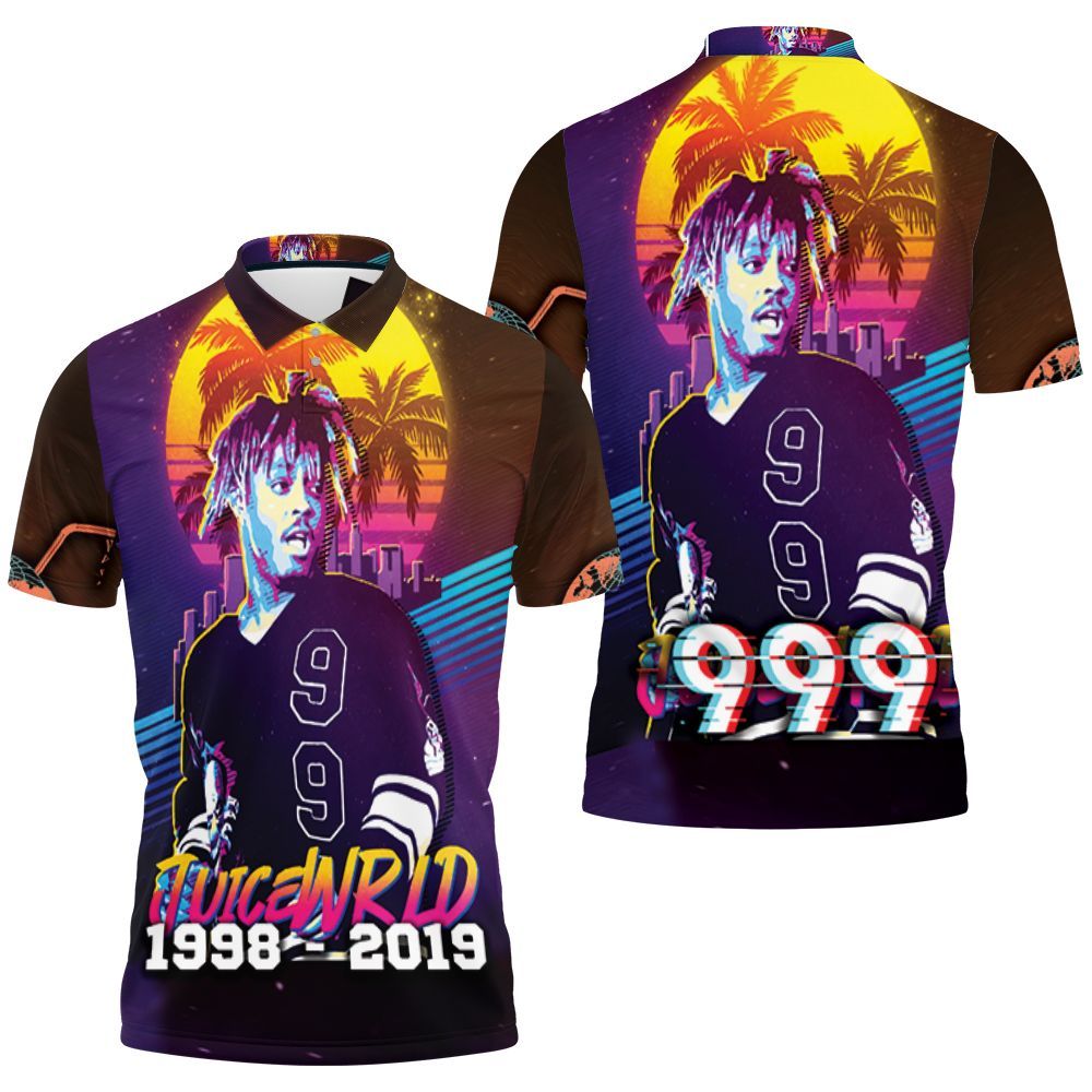 Juice Wrld 999 Rap Emo Hip Hop Never Die Pop Neon Style Polo Shirt All Over Print Shirt 3d T-shirt Juice Wrld 999 Rap Emo Hip Hop Never Die Pop Neon Style Polo Shirt All Over Print Shirt 3d T-shirt