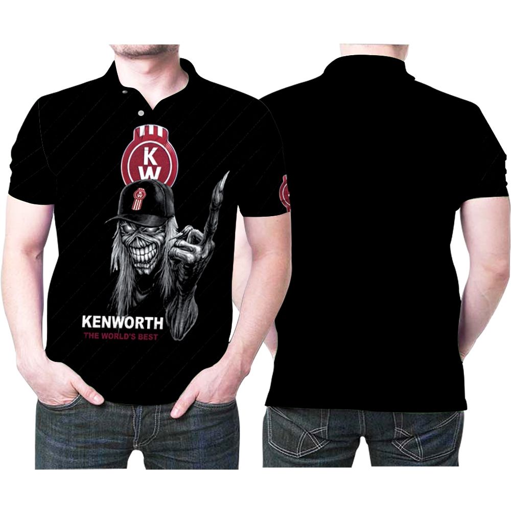 Kenworth Worlds Best Maiden Skull For Lovers 3d Print Polo Shirt All Over Print Shirt 3d T-shirt Kenworth Worlds Best Maiden Skull For Lovers 3d Print Polo Shirt All Over Print Shirt 3d T-shirt