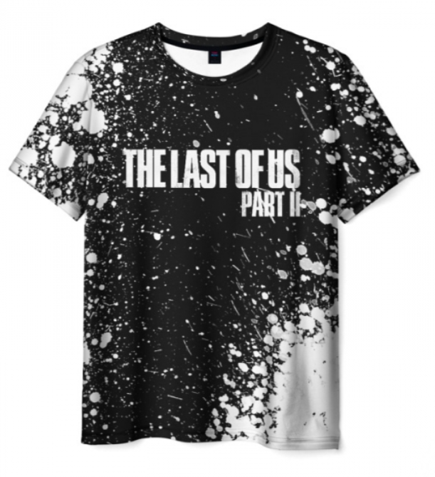 Last of Us T-shirt black text