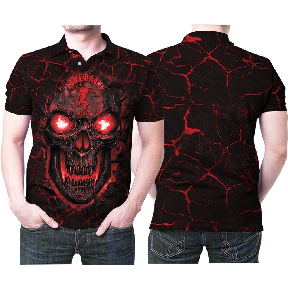 Lava Skull Fireball 3d Printed 3d 3d Graphic Printed Polo Shirt All Over Print Shirt 3d T-shirt Lava Skull Fireball 3d Printed 3d 3d Graphic Printed Polo Shirt All Over Print Shirt 3d T-shirt