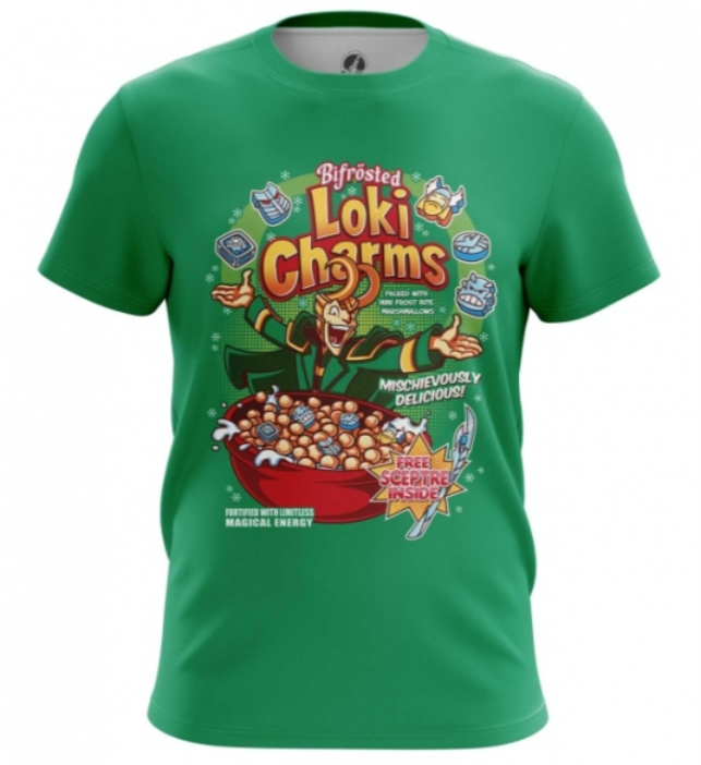 Loki charms Comics shirt