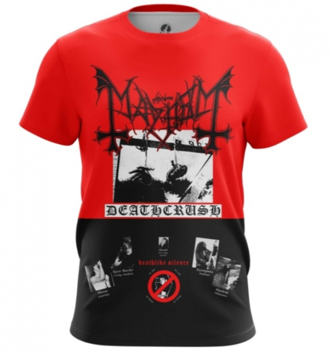 Mayhem Norwegian black metal 3D shirt
