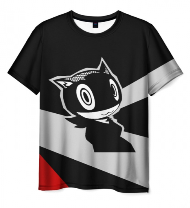Morgana Persona black print 3D shirt