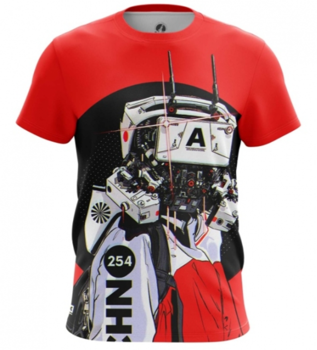 Robot Cyberpunk Red 3D shirt
