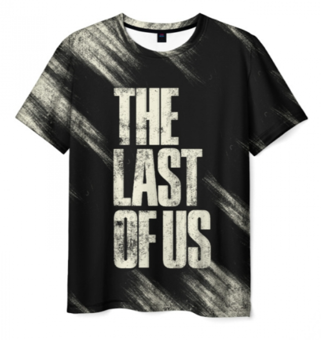 The Last of Us text black print shirt