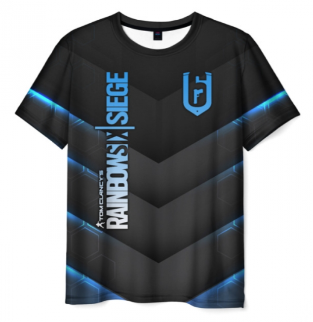 black image Rainbow Six Siege 3D shirt