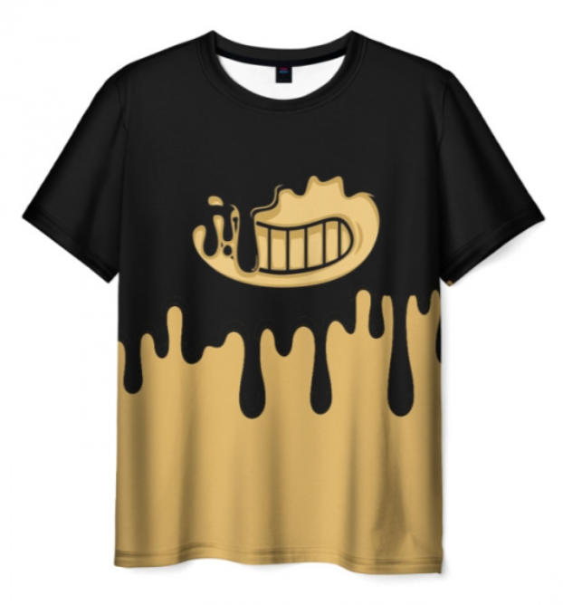 black print Bendy And The Ink Machine 3D shirt