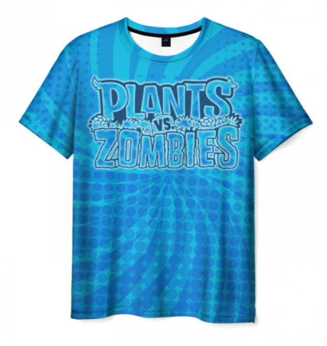 blue print Plants vs Zombies 3D Tshirt
