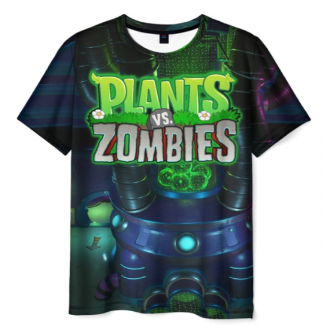 game apparel design Plants vs Zombies 3D T-shirt