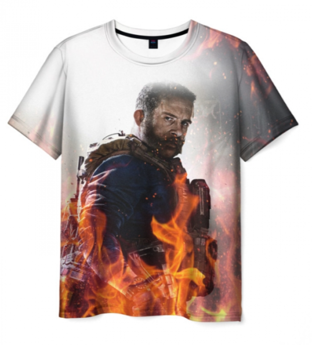 hero fire white Call Of Duty 3D shirt
