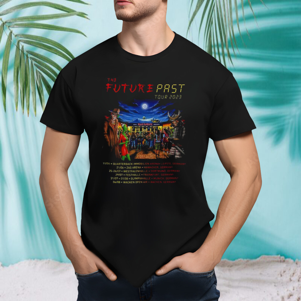 Iron Maiden The Future Past 2023 Tour Germany Tee Two Sides For Fans Shirt